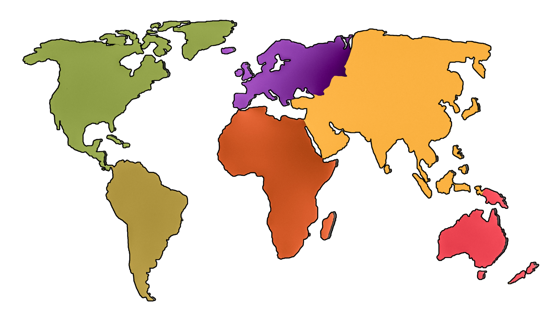 Global reach map